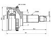 Gelenksatz, Antriebswelle CV Joint Kit:G054-25-600C