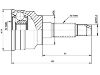 Gelenksatz, Antriebswelle CV Joint Kit:F024-25-600D
