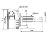 Gelenksatz, Antriebswelle CV Joint Kit:15-1307