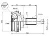 Gelenksatz, Antriebswelle CV Joint Kit:43410-12260