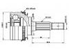 Gelenksatz, Antriebswelle CV Joint Kit:43410-02040
