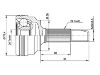 Gelenksatz, Antriebswelle CV Joint Kit:43470-59025