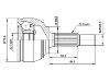 Gelenksatz, Antriebswelle CV Joint Kit:39211-AY625