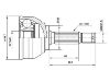 Gelenksatz, Antriebswelle CV Joint Kit:49508-23B00