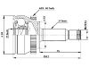 Juego de articulación, árbol de transmisión CV Joint Kit:49501-2E400