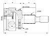 Gelenksatz, Antriebswelle CV Joint Kit:A 163 330 04 01#