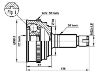 Juego de articulación, árbol de transmisión CV Joint Kit:44305-S10-J50