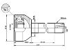 Gelenksatz, Antriebswelle CV Joint Kit:43405-60016